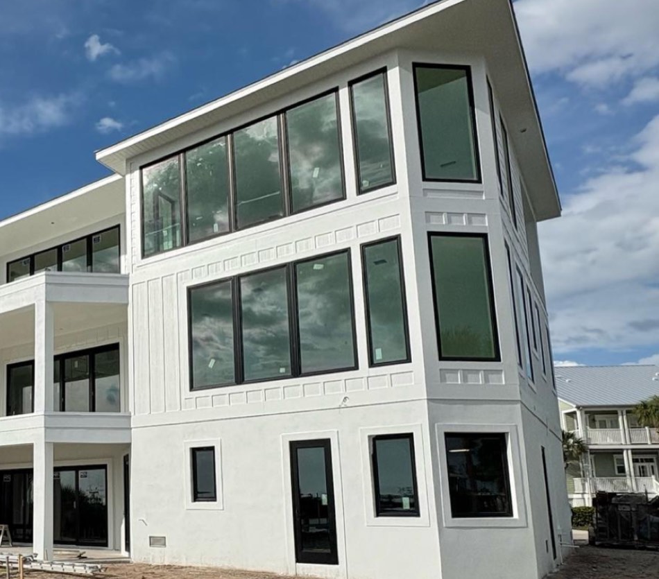 Coastal home after a fresh white exterior repaint in Sarasota, FL